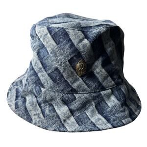 Kurt Geiger Denim Kensington Bucket Hat
